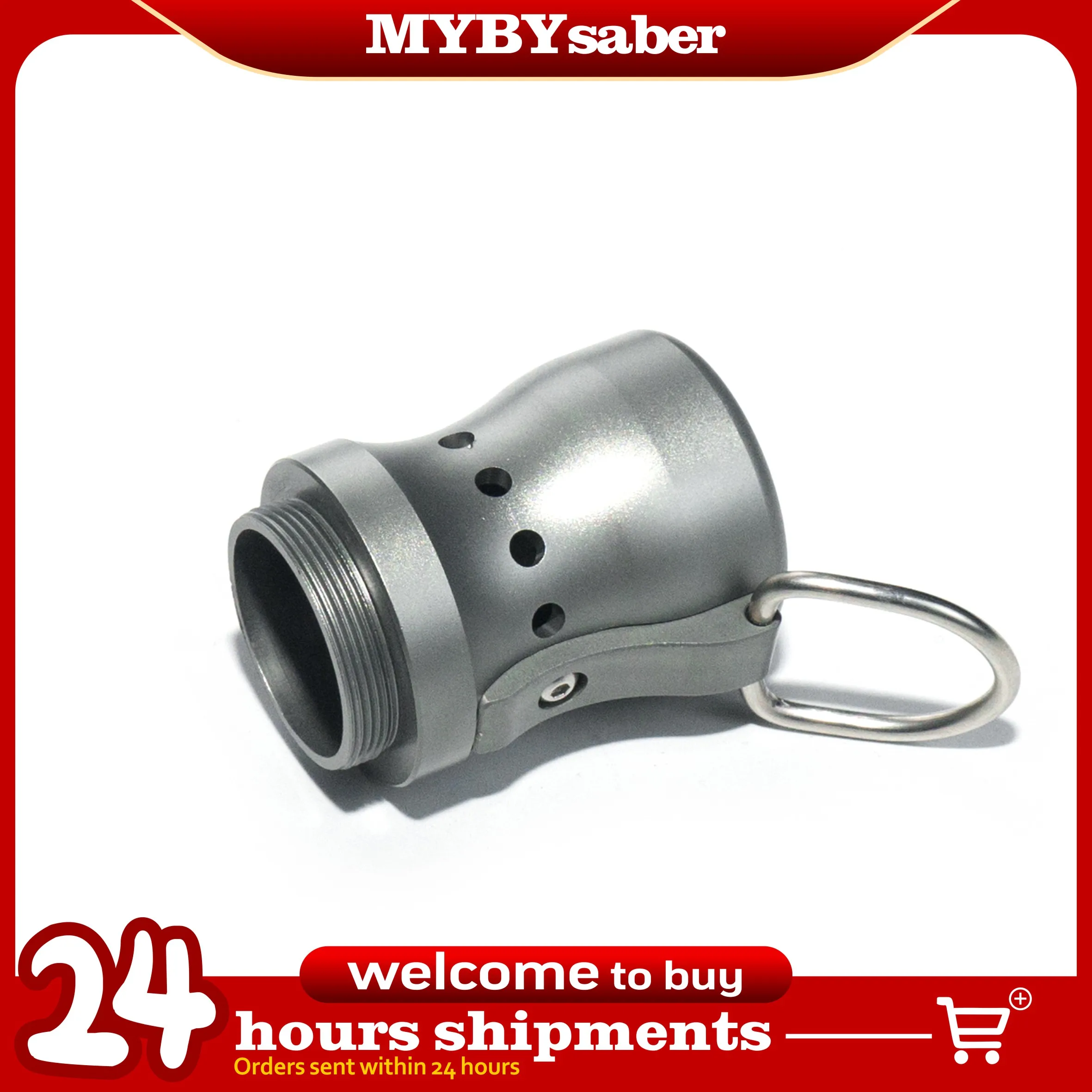 

Lightsaber tail-hood Laser Sword Metal Hilt Force FX Heavy Dueling Light Saber Hilt Parts to Build Custom Handles Accessory