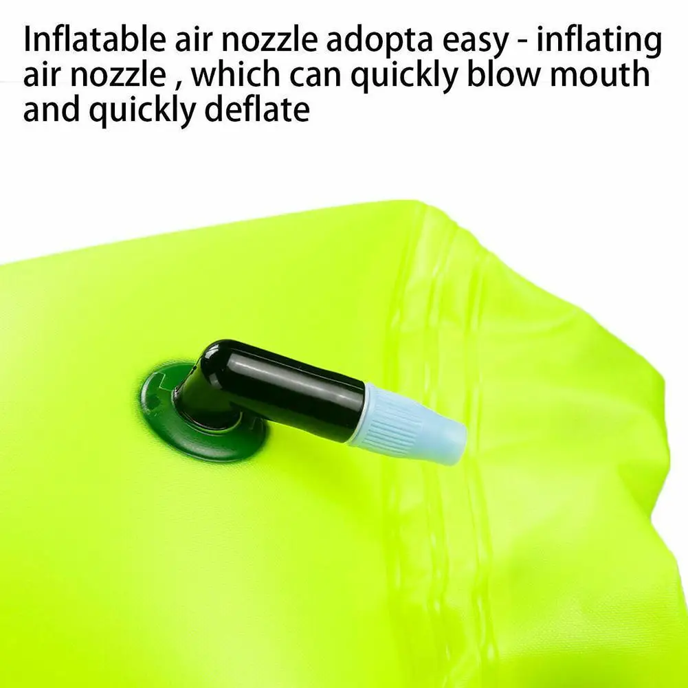 Outdoor Swimming Buoy Storage Float Single PVC Inflatable Bag Waterproof Bag Portable Lifesaving Airbags