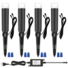 QACA 4-Pack Outdoor LED Landscape Lighting DC12V,Waterproof Pathway Garden Lamps With Transformer,Park Yard Lawn Path Lights 20W 1