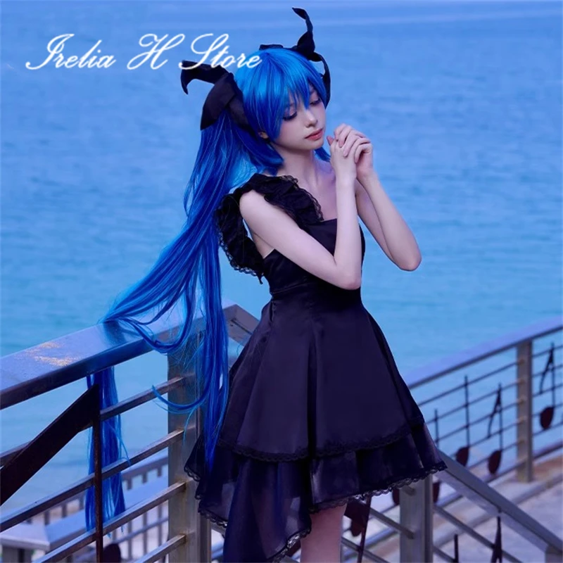 

Irelia H Anime Miikuu Black dress shin kai shou jo Cosplay Costume