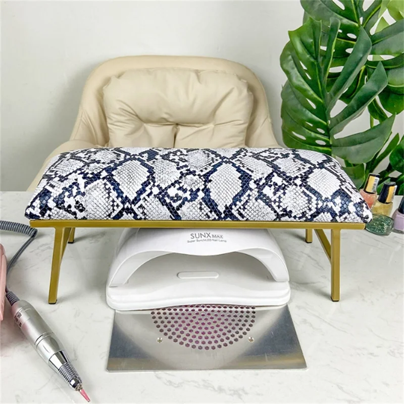 New PU Leather Nail Hand Rest Pillow Hand Cushion Pillow Holder Nail Art Stand For Manicure Table For Salon Top Quaility
