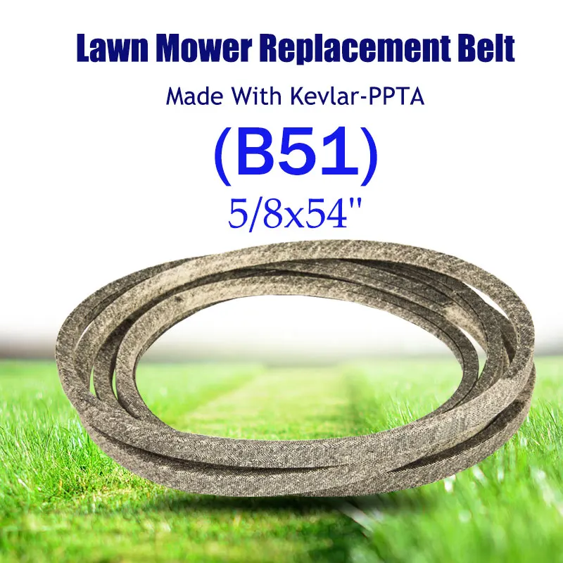 

B51 V-BELT for S/implicity 1669937,1669937SM for T/roy Bilt 1860801, 954-0180 Kevlar 5/8"x54" for M/TD 754-0180,954-0180