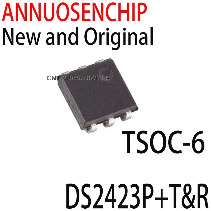 

5 шт., новые и оригинальные, бесплатная доставка, DS2423P DS2423 IC SRAM, 4 кбит, TSOC-6 DS2423P + T & R