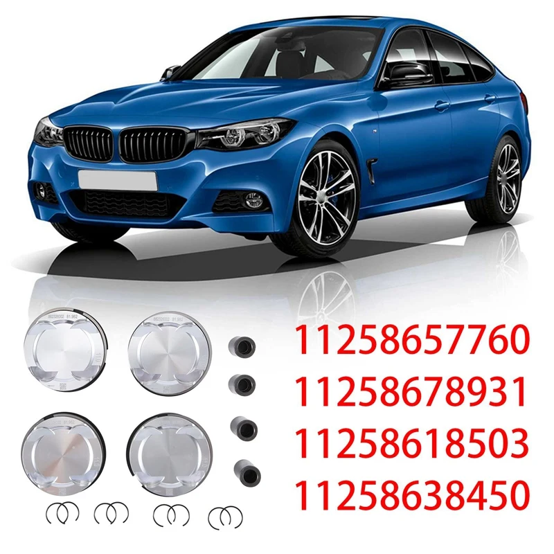 

Набор колец для поршней двигателя Φ 11258657760 мм для BMW F55 F56 G30 120I 220I 11258678931 11258618503 11258638450 запчасти