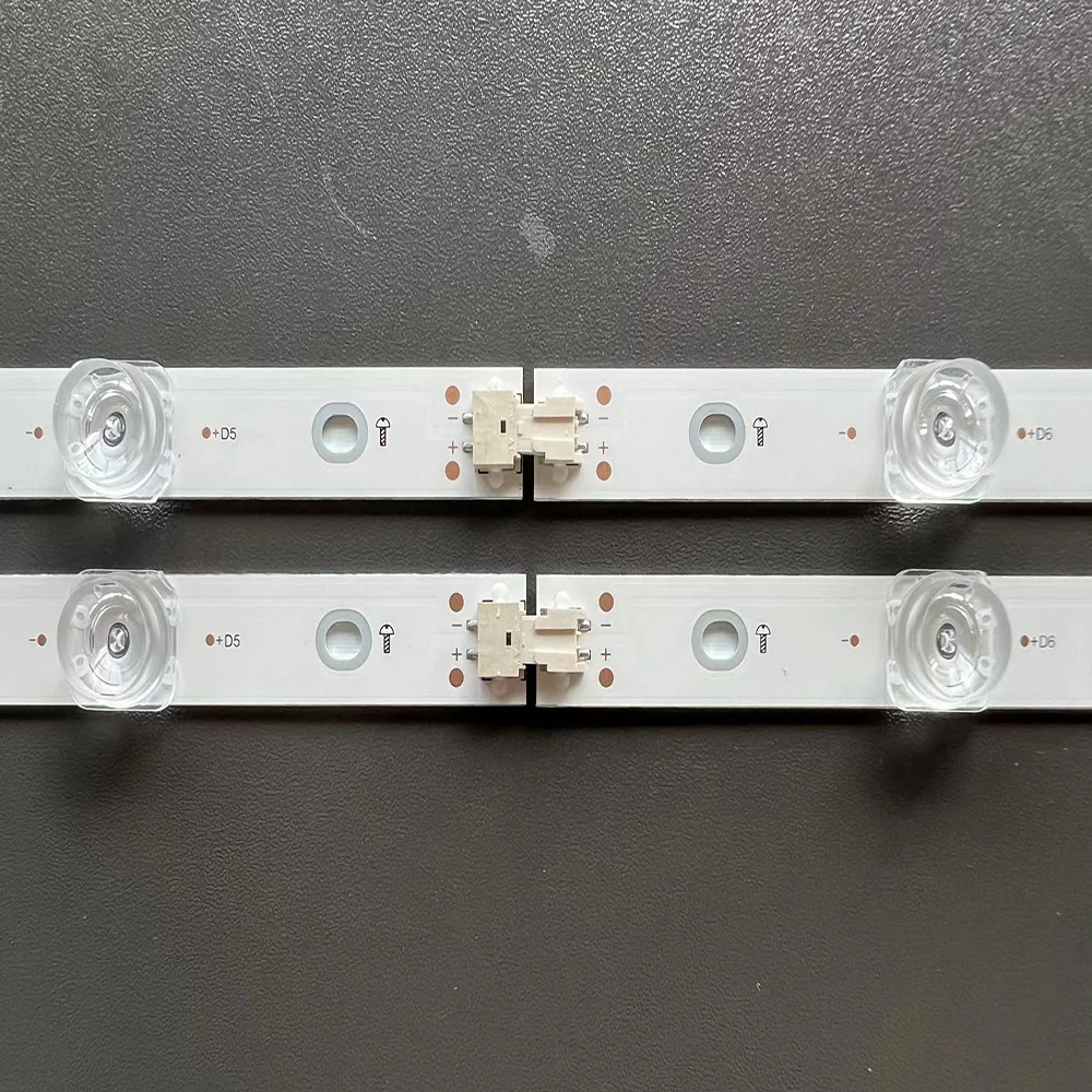 Kit Barra Led 10 Peças para rm l t 55pus7304 55pus6704 55pus7394 55pus7504 - Imagem 4