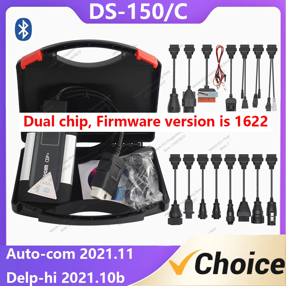 

Диагностический инструмент 2024 DS // 150 Dual Chip 13 Relay Software с Keygen 2021 Auto // com/Del // phi Car ECU chip programming Bluetooth проверка функционального напряжения кода устранения неполадок
