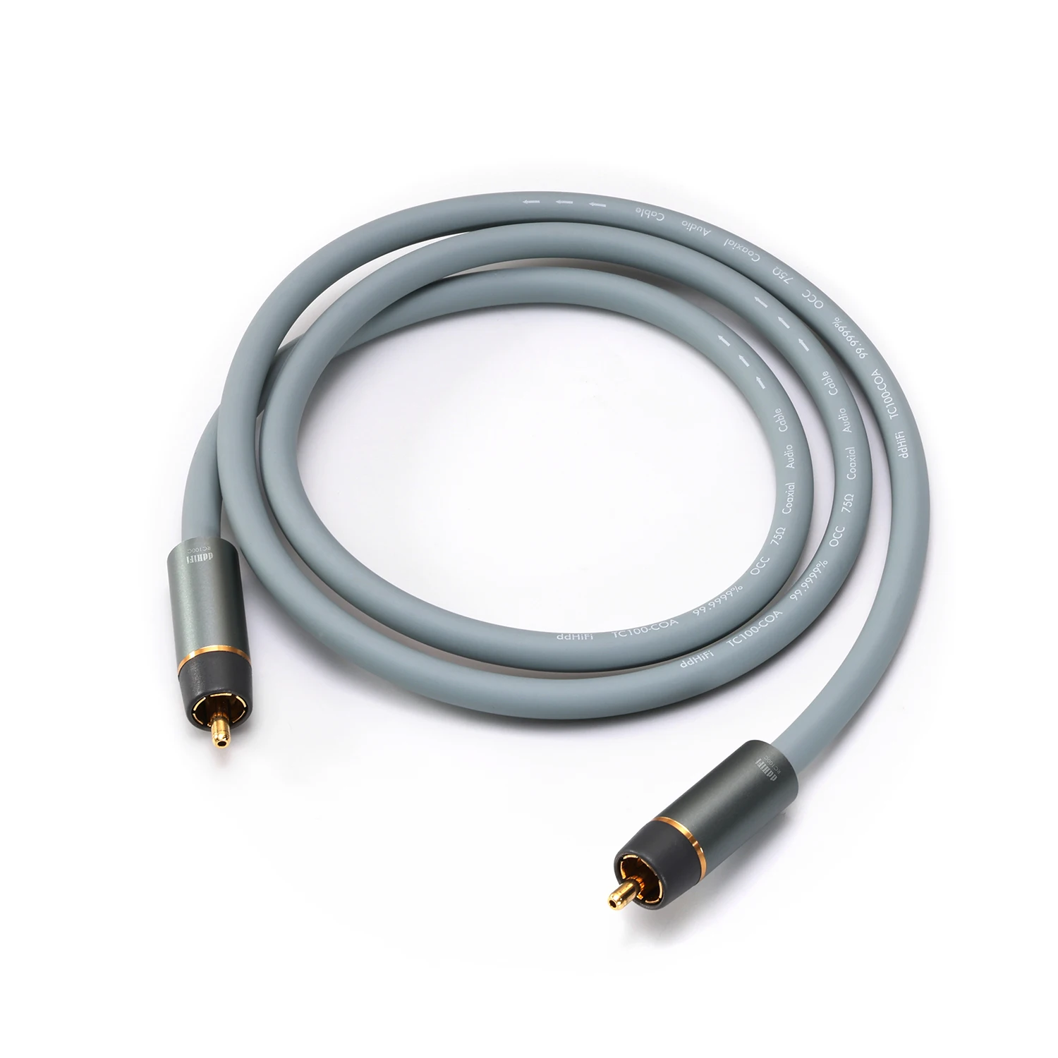 

DDHiFi RC100C RCA Plug OCC Copper Coaxial Cables