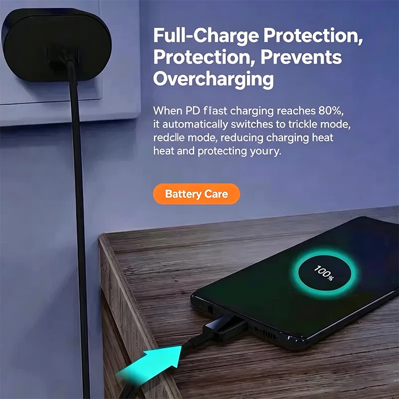 Samsung 60W UK Plug PD Charger - Original Type C Super Fast Charge Adapter