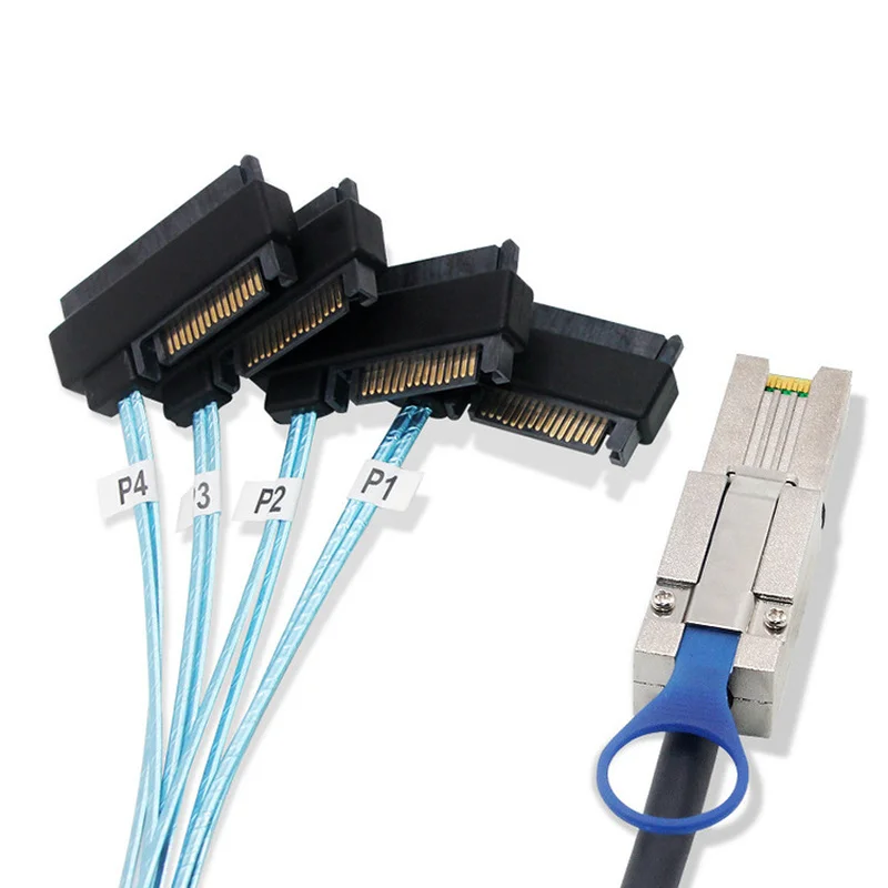 Mini SAS 8088 Turn 4SFF-8482 29+15P All-in-one Array Card SATA Hard Disk Data Cable