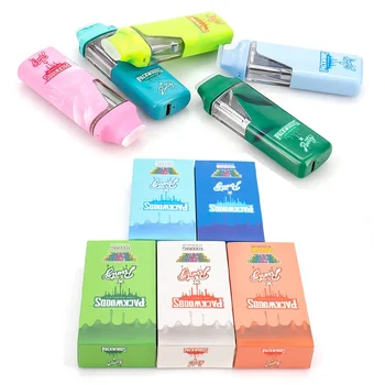 Pacote de cigarros Woods Runty x Vape Pen Manga vazia Kits de dispositivos de carrinho de óleo grosso Carregador USB recarregável inferior com embalagem de caixa