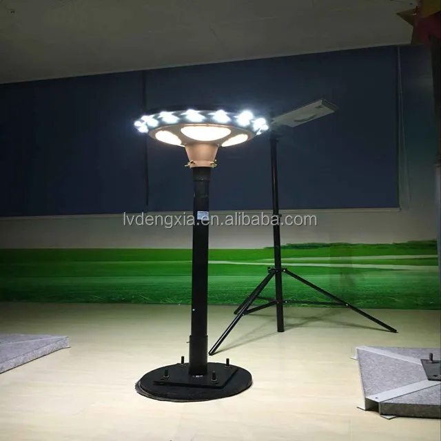 

High 1500Lumen Colorful bright UFO led street lamp 15W solar garden light in several colors