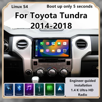 Per Toyota Tundra 2014-2018 Aggiornamento Radio Wireless Carplay Lettore video multimediale per auto Modifica Touch Screen Android Auto Car Play