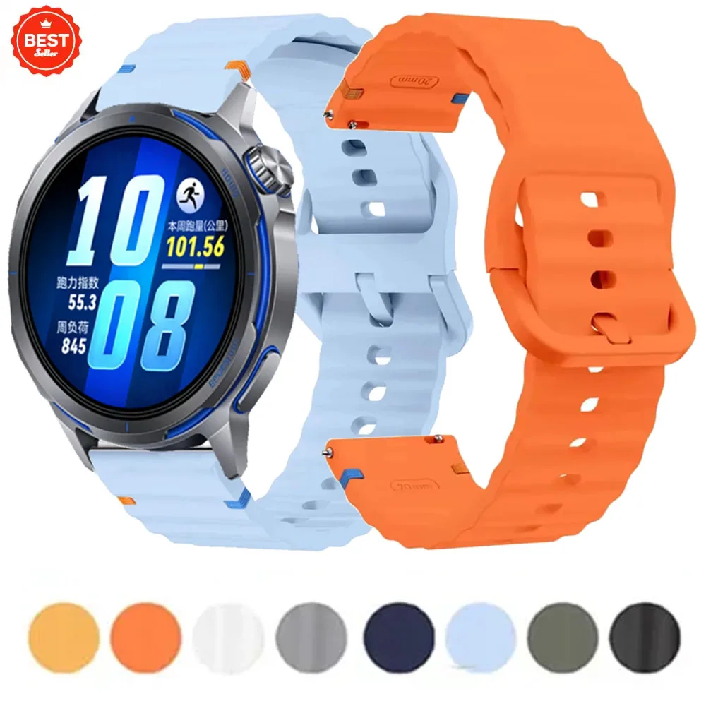 Soft Silicone Comfort Strap, 18/20/22mm - Elegant and Durable Watch Band