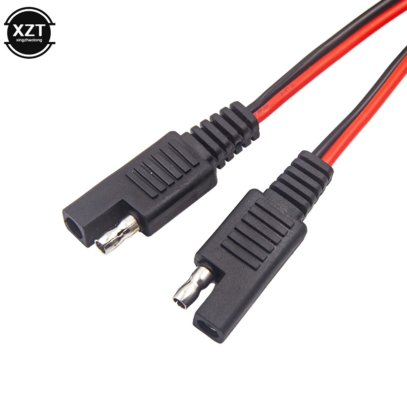 1M Adapter SAE Female to SAE Male Power Extension Cable Solar Battery Quick Disconnect Wire Harness SAE Copper Connector NEWEST