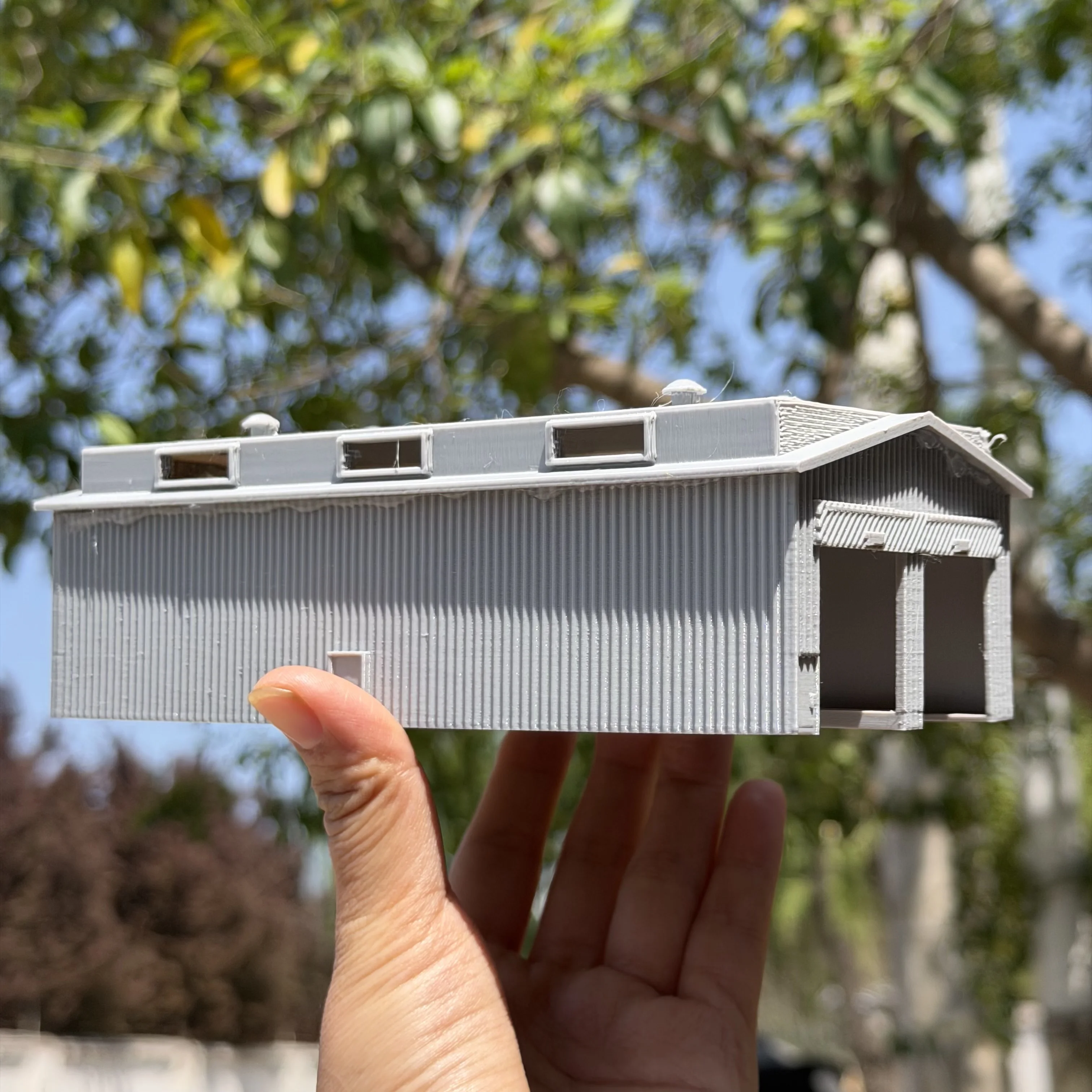 철도역 모형 3D 프린팅 기차궤도 철도 철도역 시뮬레이션 DIY 철도 레이아웃 조립 160 N 스케일