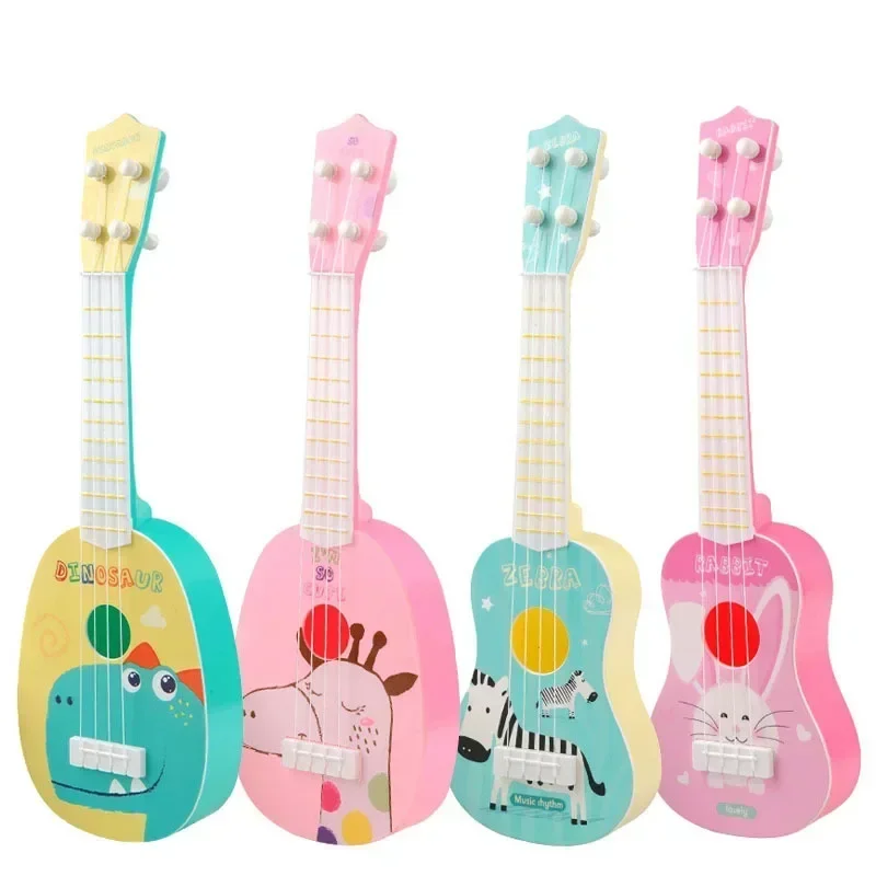 Kids Guitar Musical Instrument Ukulele Musical Montessori Toys for Children Learning Educational Toys Christmas Birthday Gift 6