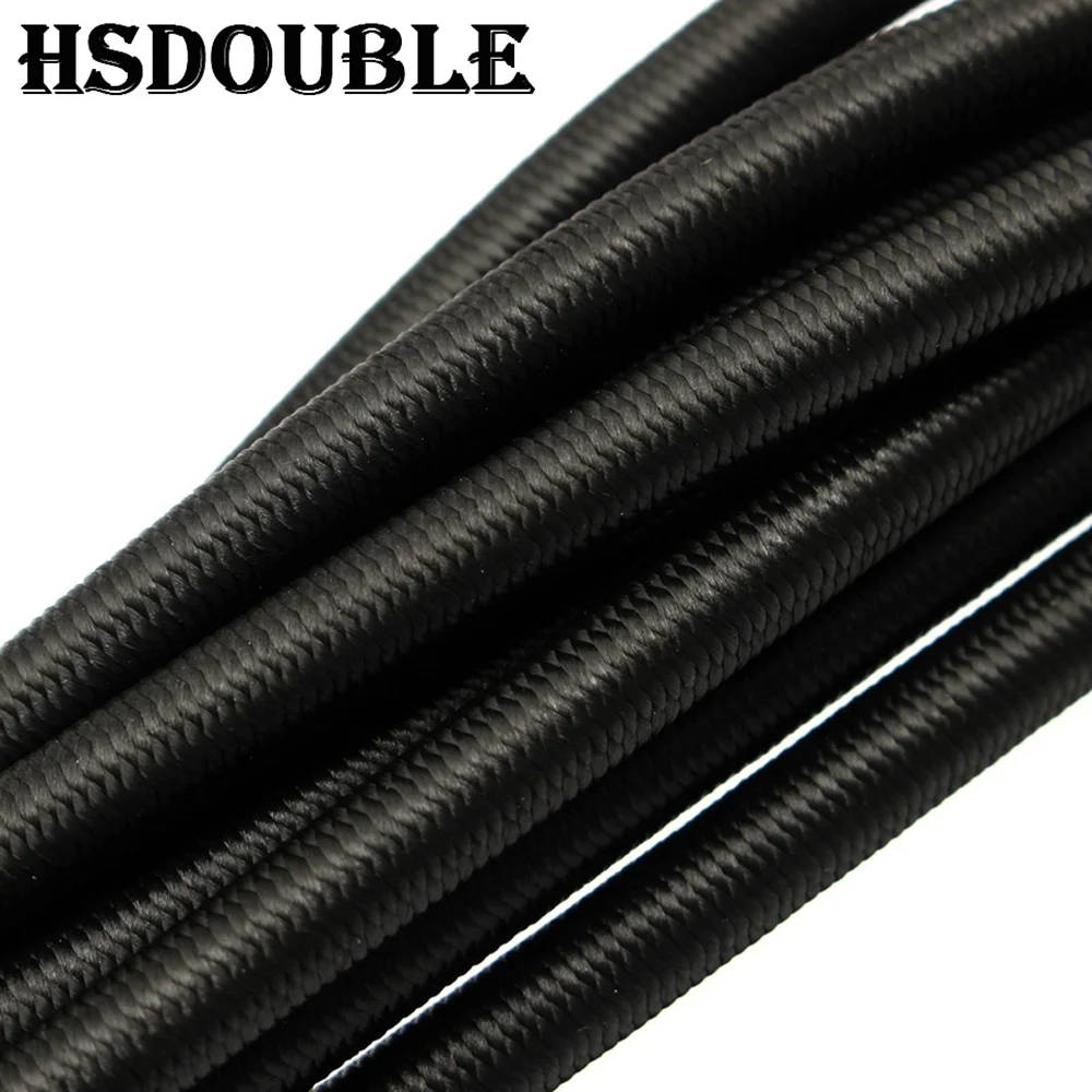 2.5-8.0MM Strong Elastic Rope Black High-Quality Rubber Band Sewing Garment Craft for DIY Accessorie Supplies