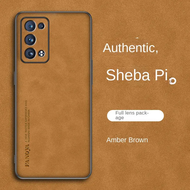 Premium PU Leather Shockproof Hard Back Cover – Matte Finish
