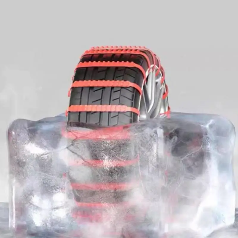 Tire Snow Chains Wear-resistant Car Tire Chain Portable Reusable Traction Chain For Passenger Car Trucks And SUV