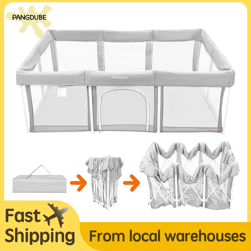 Portable Baby Playpen Children Playground Foldable Baby Activities Fence Large Toddler Safety Fence Indoor Play Park baby playpen