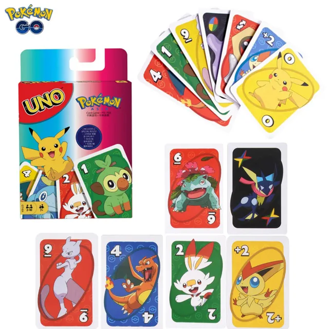 112pcs Pokemon Cards Gamed Pikachu Anime Figure UNO Carded Family Funny Entertainment Board Game Poker Gift Kids Gifts Toys 1