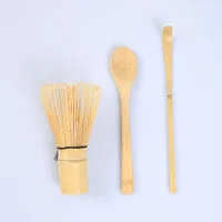 3PCS Tea Set Brush Matcha Whisk Tea Spoon Set Simply Chinese Style High Quality Bamboo Japanese Teaware Set Tea-making Tools 6