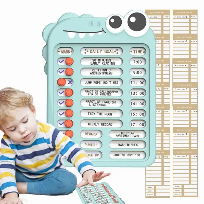 

Chore Checklist White Board Chore Chart For Adults Schedule Board Self-Discipline Check-in Board With Checklist Slider Students