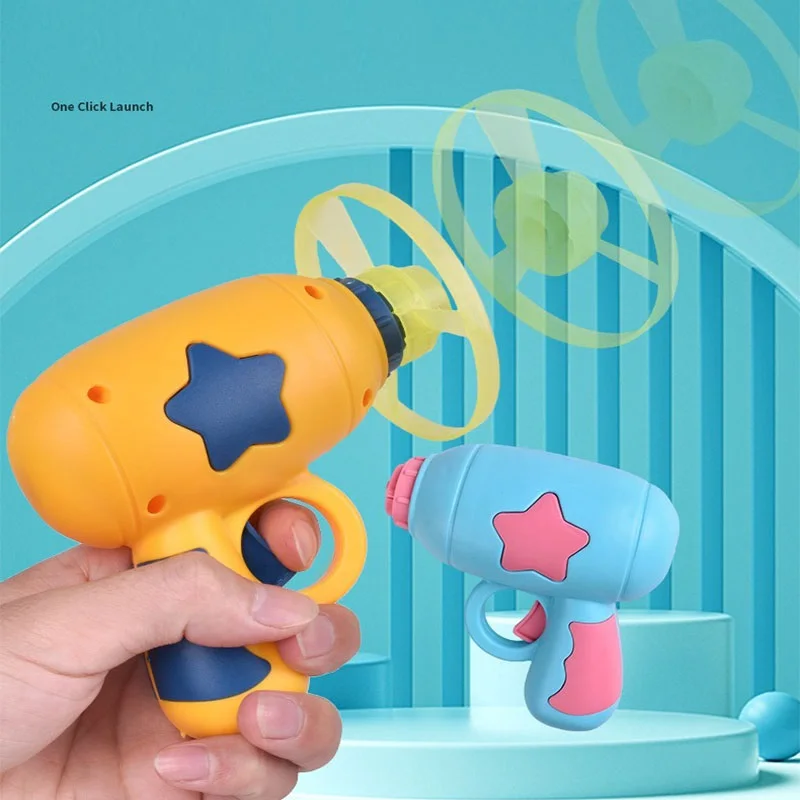 Interactive Launch Pet Training Toy For Kitten Funny Cat Toy Mini Flying Disc Shooting Gun Chasing Games Cat Toys Pet Supplies_voghion.com