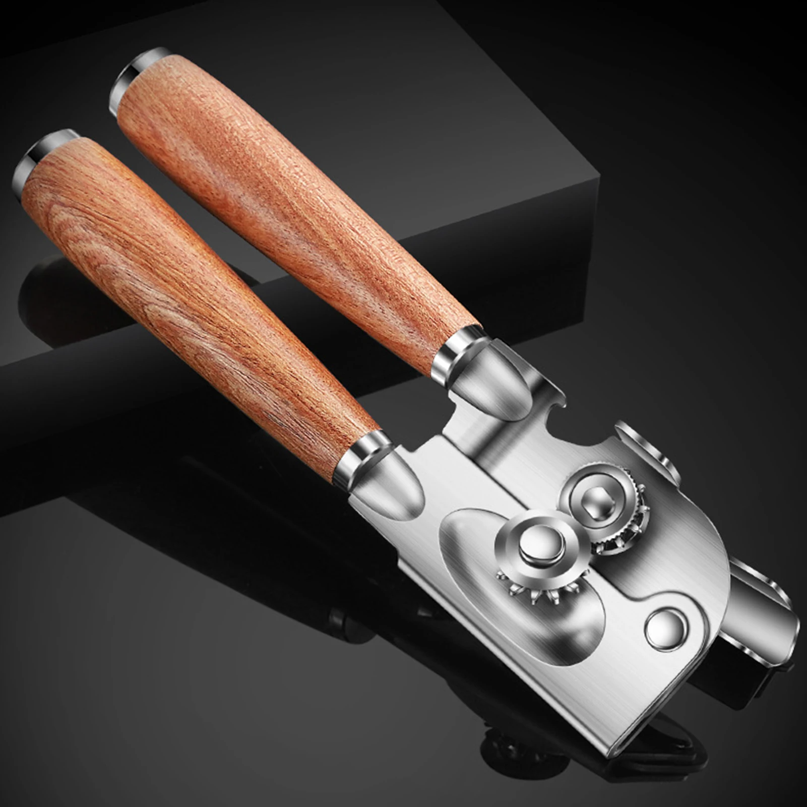 Can Opener Heavy Duty Handheld Manual Stainless Steel Side Cut Manual Jar Opener