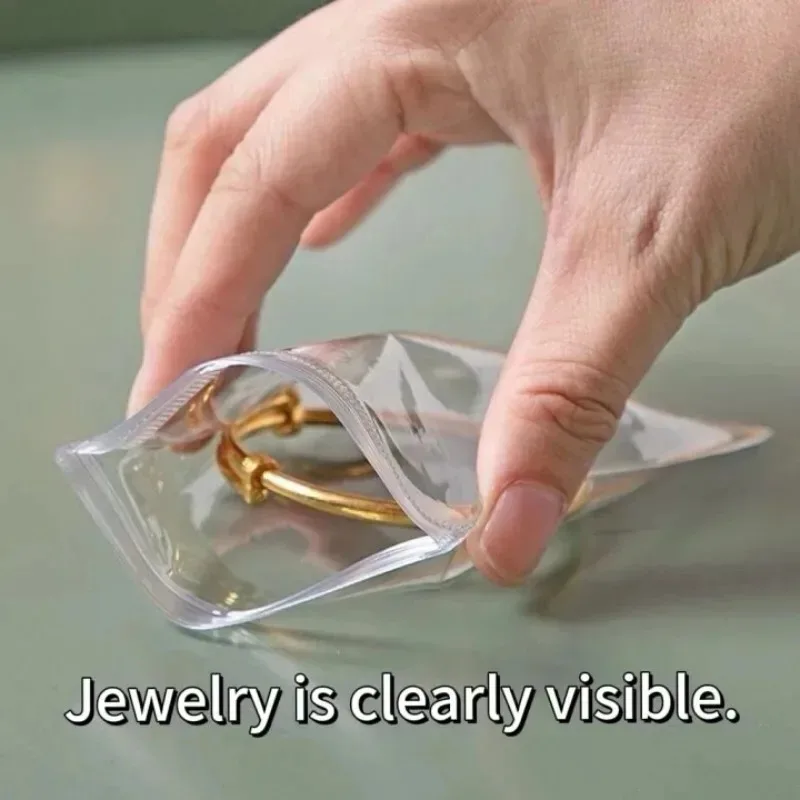 Jewelry Storage Album, Transparent PVC Storage Book, Earring, Necklace, Bracelet, Ring Storage Bag, Anti-oxidation Jewelry Bag 3
