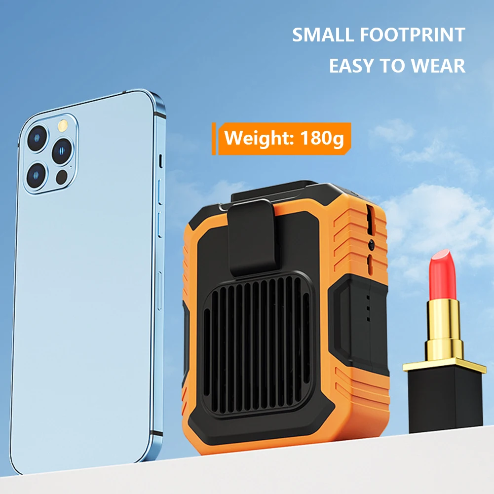 Portable Bladeless Electric Fan Cooler for Outdoor Travel