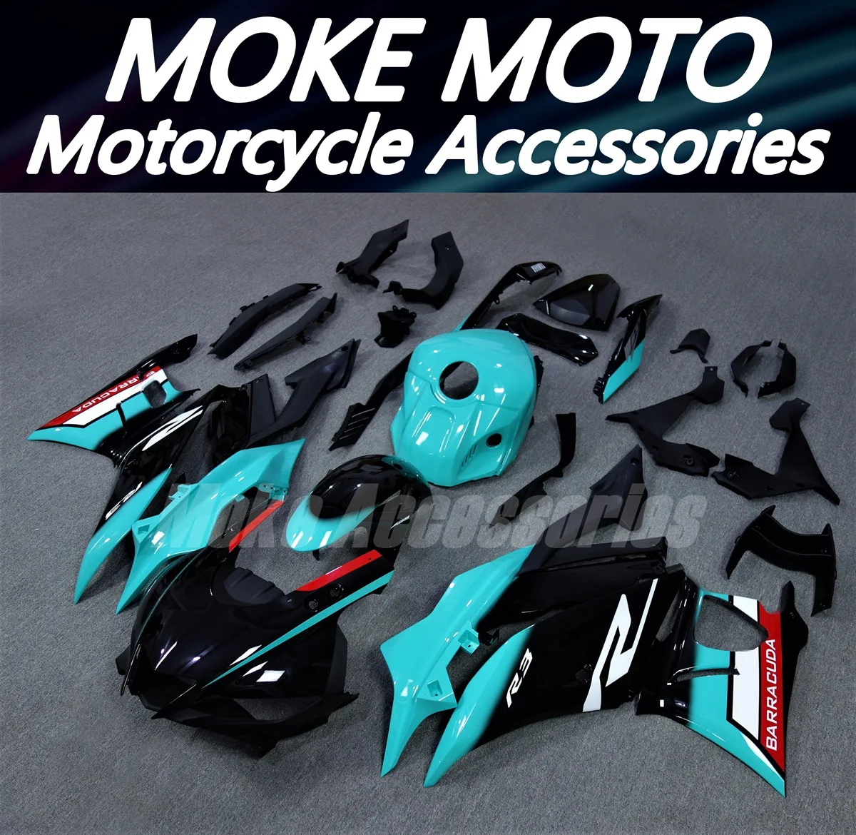 Motorcycle Fairings Kit Fit For YZF R25 R3 Bodywork set High quality ABS injection Black White Blue