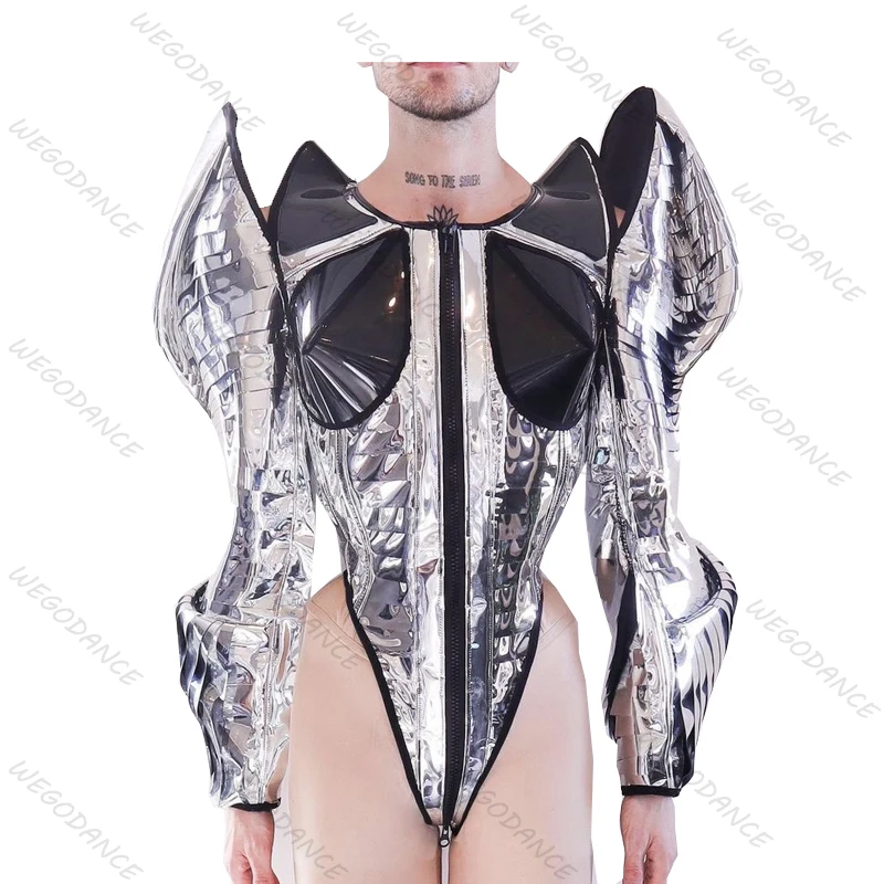 

Nightclub Mirror Dance Gogo Performance Clothing Technology Man and Woman Bar Clothing