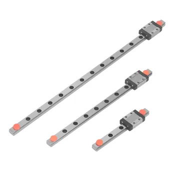 MGN9C Linear Guide Rail Miniature Linear Rail Slide Guide Suitable for Miniaturized Equipment Bearing Steel 100mm/200mm/300mm