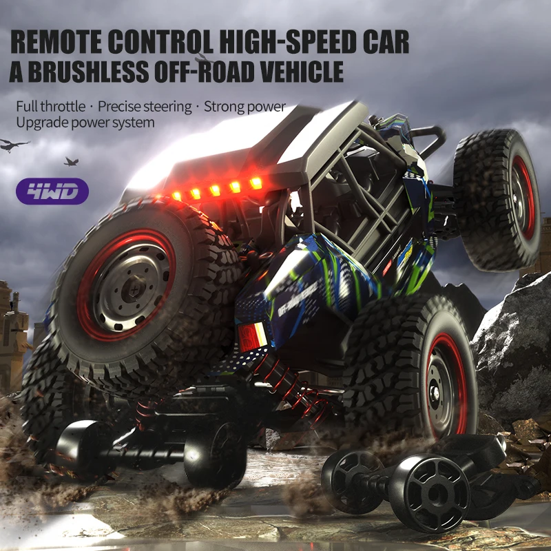 SCY 16106PRO 1/16 Full Scale Brushless RC Off-Road Vehicle 2.4G 4WD Drift Toy Boy Party Gift Christmas Gift