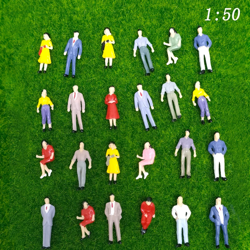 시뮬레이션 미니어처 인물 모델 체중계 1:50-1:87 피규어 재료, HO 기차 건물 장면 레이아웃 디오라마 키트, 10 개