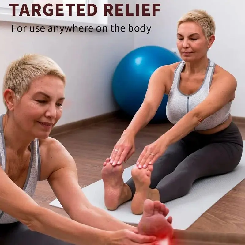 Red Light LED Wand 3 Wavelength Lamp 630nm&660nm&850nm for Shoulder Knee Lumbar Spine Nape Wrist Ankle Relaxation
