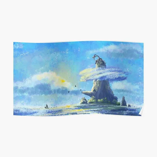 

Плакат с изображением острова дракона роуста, винтажное украшение, художественный принт, современный настенный Декор, картина для комнаты, смешная Настенная роспись для дома, без рамки