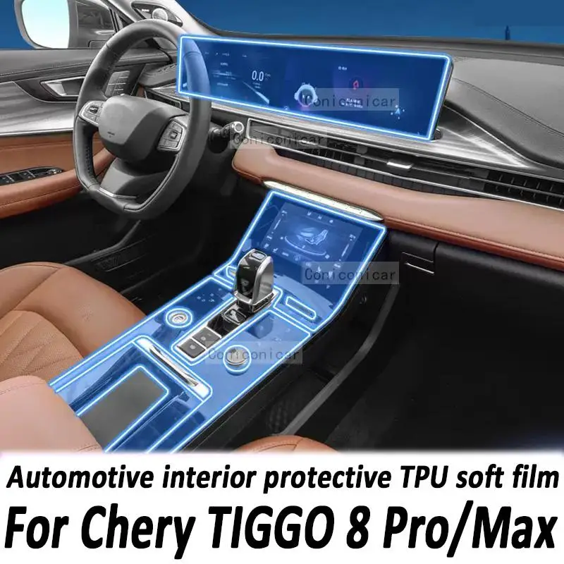 

For CHERY TIGGO 8 Pro Max 2023 Accessories Gear Panel Navigation Automotive Interior Screen Protective Film TPU Anti-Scratch