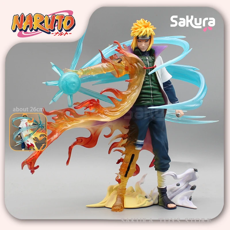 Naruto Minato Figuras Namikaze Minato, Boneca de Ação PVC, GK mal Quatro  Gerações, Modelo Estátua, 4 Gerações, 26cm - AliExpress