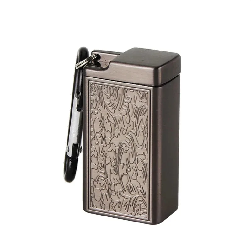 2 Mini Cendriers De Poche Anti-odeurs - Porte-clés En Acier Inoxydable, Portable Pour Voyage - 3