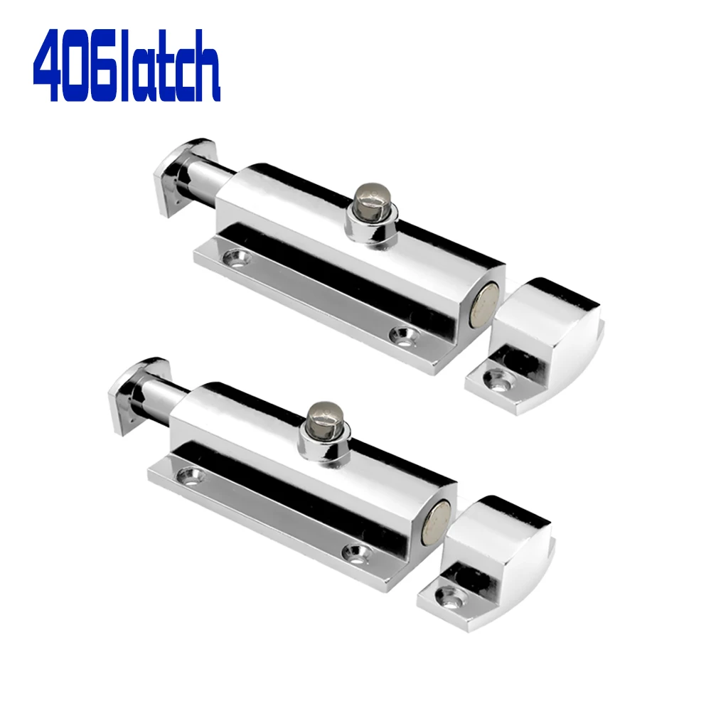 Xinte MS406 automatic spring bolt zinc alloy door lock button type wardrobe door bolt switch cabinet open door latch door handle lock door lock latch