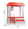 [Funny] The Electronic Claw Game toy grab win candy gum and small toys console light & music Put in the COINS candy arcade gift 4