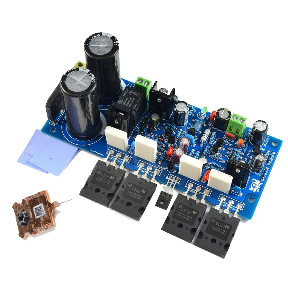 Amplificador de Potência Áudio com Proteção st 2sc5200 Mono 250w 4r Mod Modificado Versão Fm711