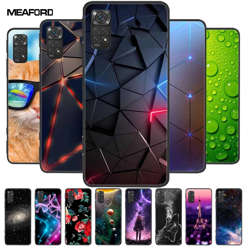Per Redmi Note 11 Custodie Note 11S Cover Posteriore In Silicone Tpu Morbido Per Xiaomi Redmi Note 11 Pro 5G Custodia Per Telefono Redmi Note 11S 4G 2