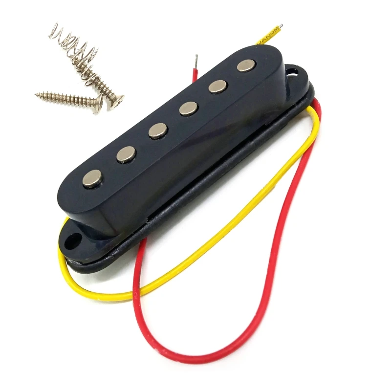 Electric Guitar Pickup Neck Middle Bridge Sound Pickups for ST SQ 6 Strings Guitar Parts Pickups Replacement Set