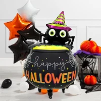 1pc/2pcs Halloween Spider Medicinal Pot Balloon for Halloween party, birthday party.horror and weird atmosphere decoration 3