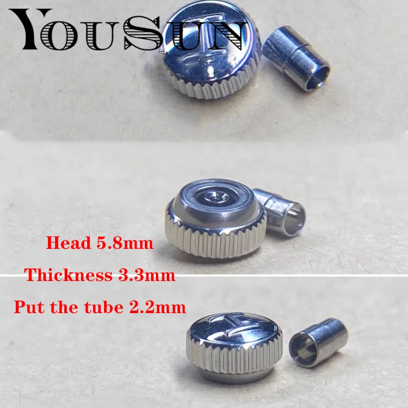 Per Accessorio Hamilton Watch Head Pull Handle Crown Handle 5.8Mm