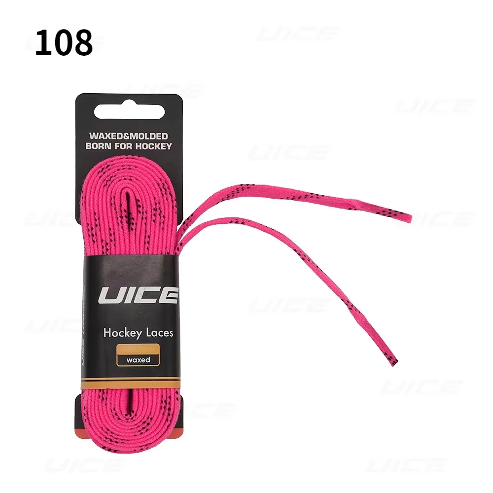 Dual-Layer Reinforced Waxed Ice Hockey Skate Laces – Durable & Stylish Hockey Accessories