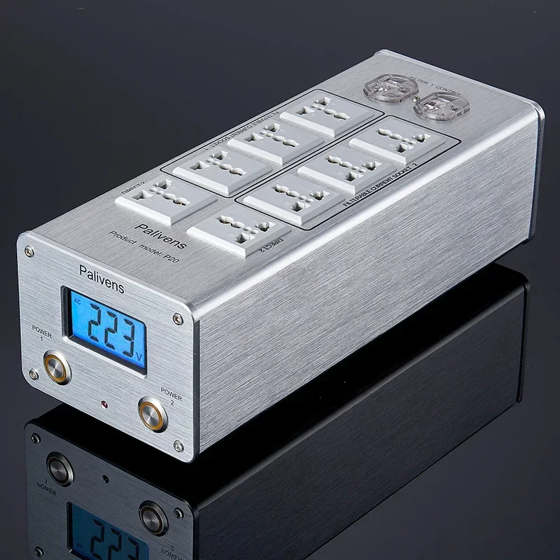 Filtro Di Alimentazione Audio Palivens P20 Con Display LCD Per Corrente/tensione